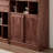 Pure solid wood black walnut bookcase