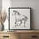 «Trot S croquis» par Anne Tavoletti, reproduction d'art