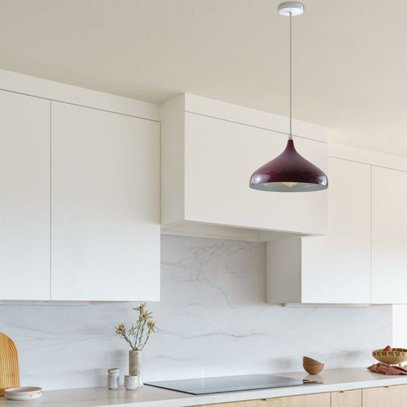 Cannady 1 - Light Pendant, Burgundy