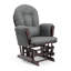 Fauteuil oscillant avec repose-pieds Hoop-1808401998-1808401990