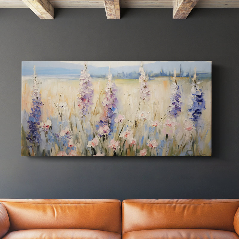 Série paysage - Cxxi - Toile tendue avec châssis - Prêt à accrocher, H 16 po x l 32 po