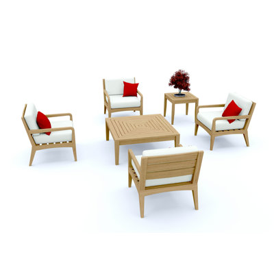 Noida Outdoor 6 - Piece Conversation Set