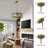 Adamma 19.68" W 5-Light Dimmable Drum Chandelier