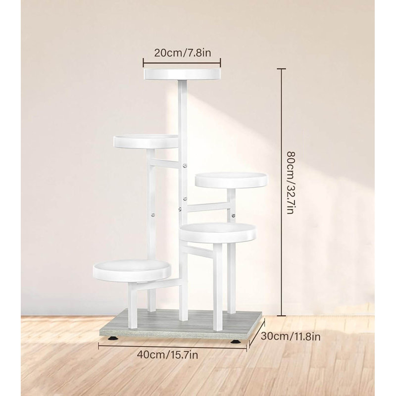 Plant Stand, White
