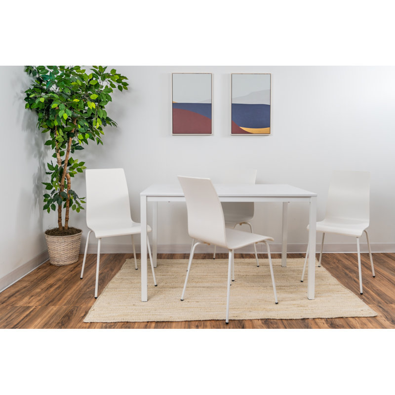 Table de salle à manger 47,25 po, Blanc