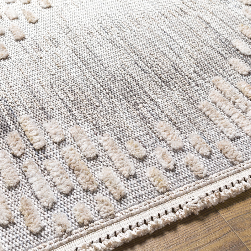 Tapis géométrique tissé à la machine Howden, Rectangle 7 pi 10 po x 10 pi