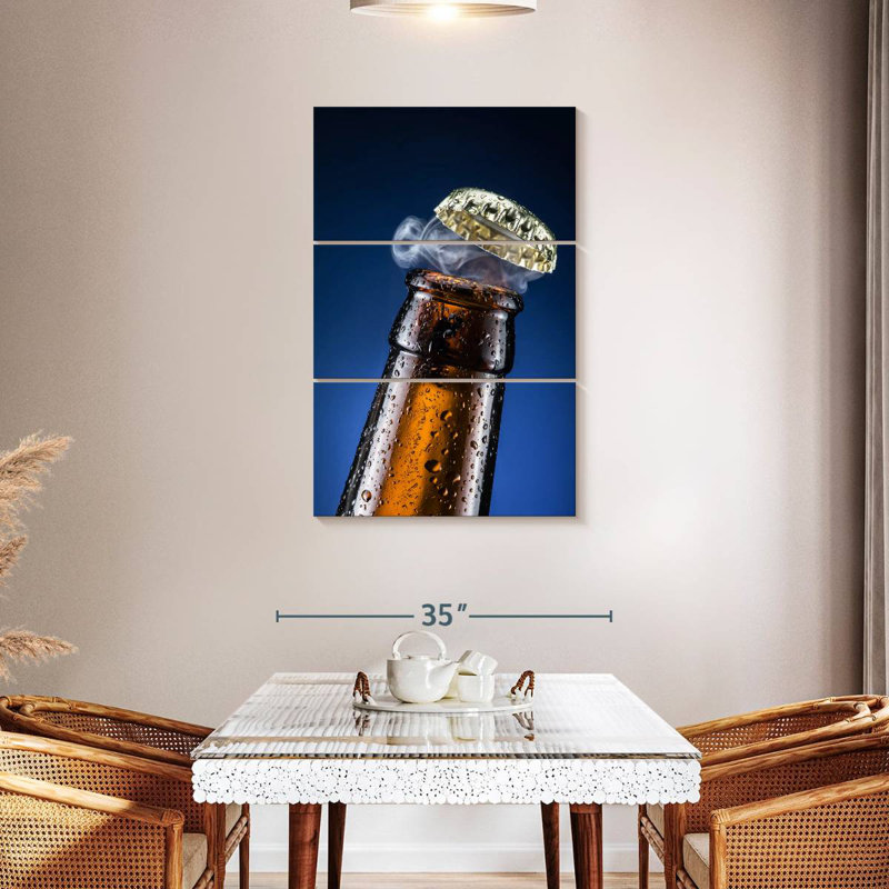 Yarlin Beer Bottle Cap, 23" H x 14" W