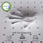 Surmatelas en mousse viscoélastique gélifiée 2 "/ 3" / 4 "pour un sommeil doux et rafraîchissant, certifié Certipur-US-1965246116-1965246126