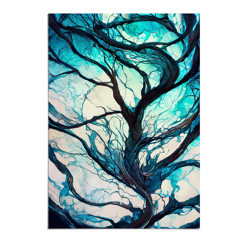 Branches of a Tree Abstract No.2 - Wall Art, Paper, 29.7cm H x 21cm W, No Matte