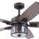 Idris 52'' Ceiling Fan with LED Lights and Remote Included