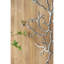 Ensemble de 2 sculptures murales en métal avec accents d'oiseaux 17 x 5,5 x 22 po