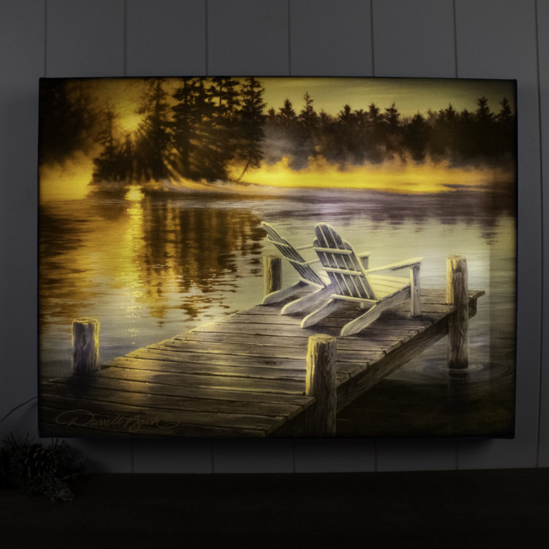«Magic Morning», art mural entièrement éclairé à DEL 18 x 24