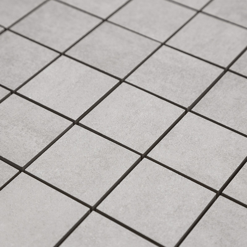 Carreau de mosaïque en porcelaine pour plancher et mur 2 "x 2" Quell, Gris