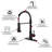 UFINE Pull Down Kitchen Faucet