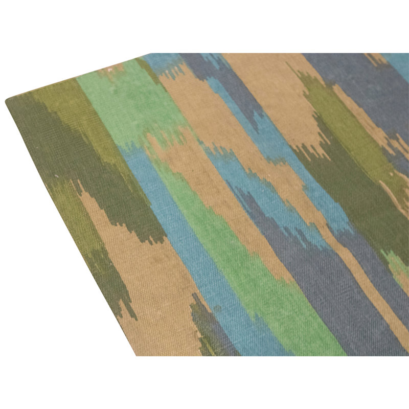Flatweave Wool Area Rug in Multi