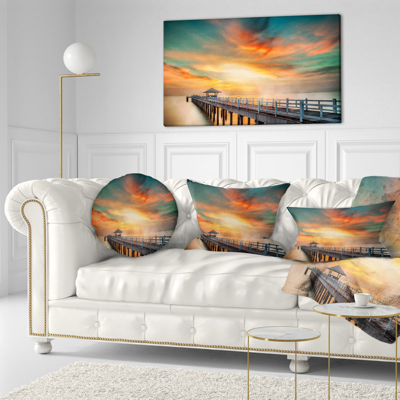 Coussin Sea Bridge, Rectangle, 12 po x 20 po