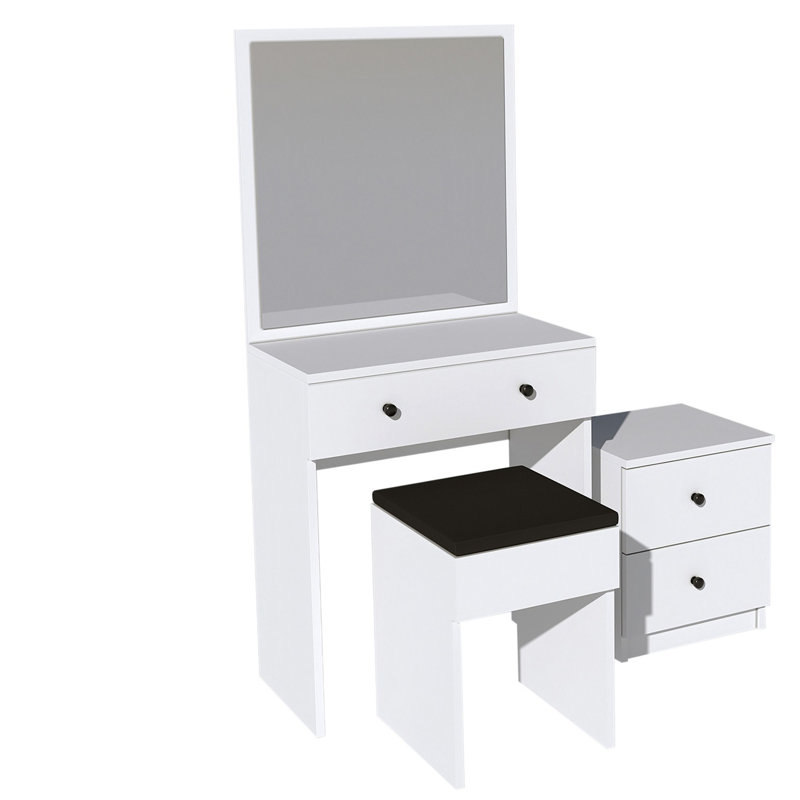 Table de maquillage avec miroir Harnage