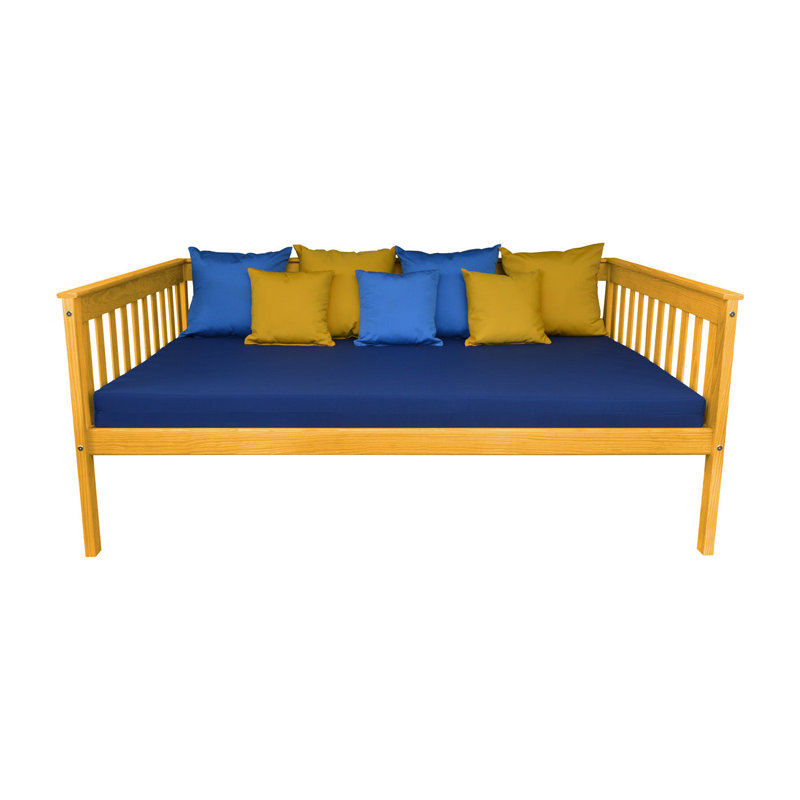 Lit de jour Versaloft Mission Amish Crafted Wood, Double, Teinté miel