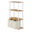 110.5 cm H x 59.9 cm W Etagere Bookcase-21216370