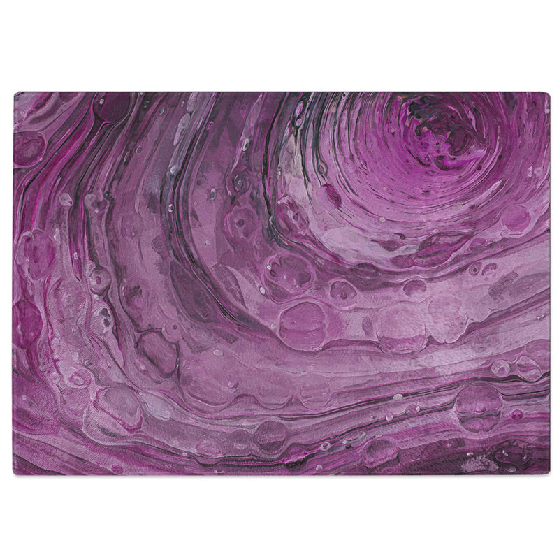 Tempered Glass Night Sunrise Chopping Board, 28.5 cm W x 20 cm L