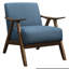 Chaise d'appoint Brockenhurst Modern Retro-125223518