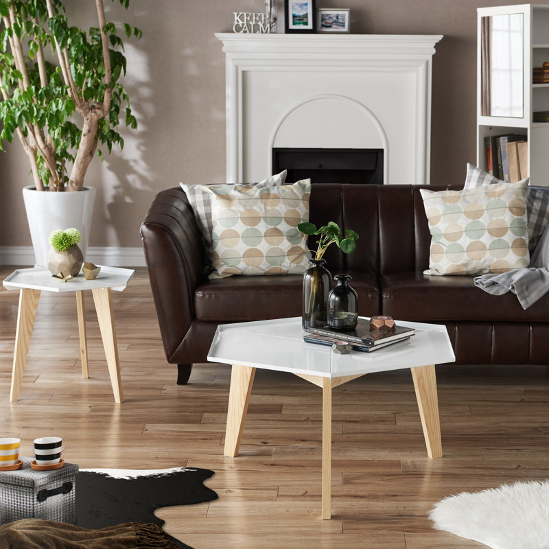 Eteuati Single Coffee Table, White