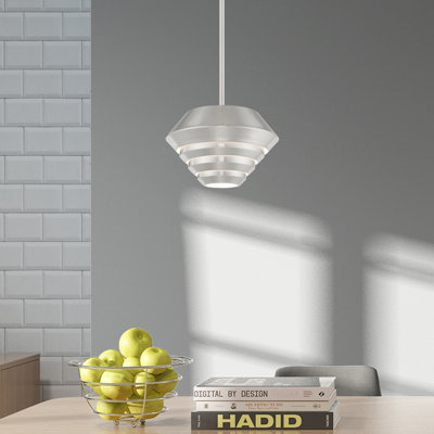 Luminaire suspendu en dome à 1 lumière
