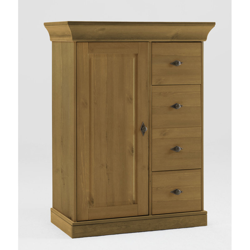 Kelly 88cm Sideboard, Leach-coloured/Leach-coloured, 117cm H x 88cm W x 44.9cm D