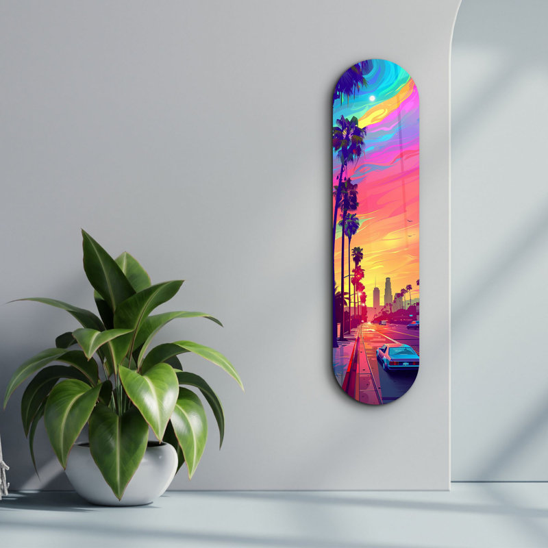 Peinture décorative en verre trempé