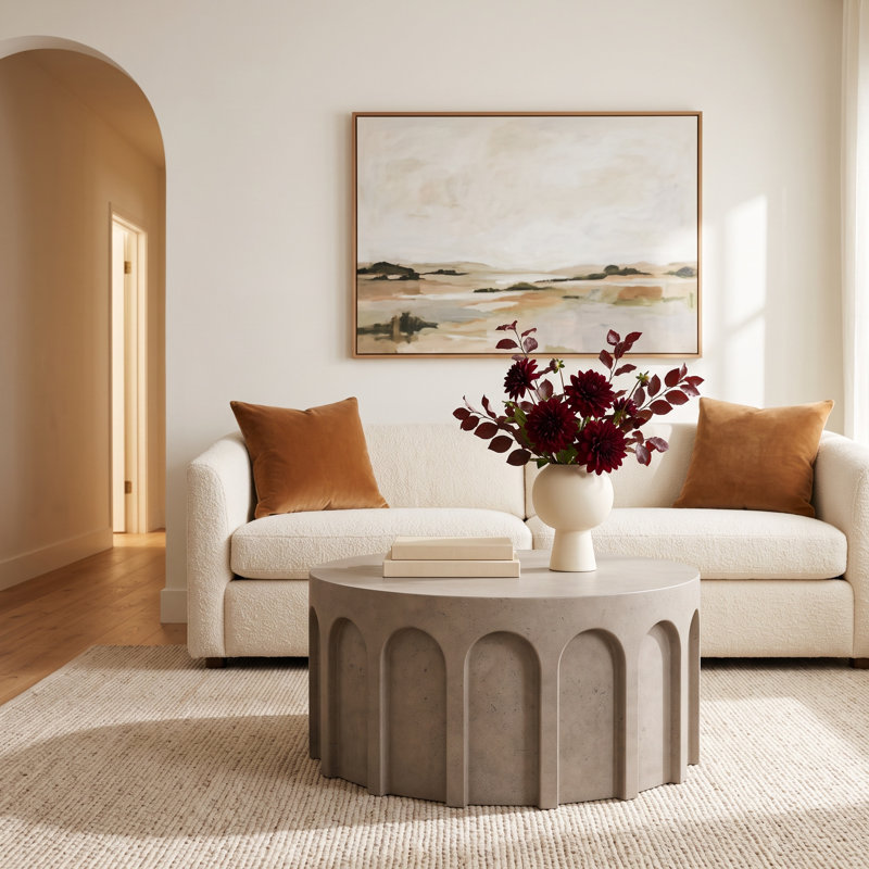 Mikah Coffee Table, Gray