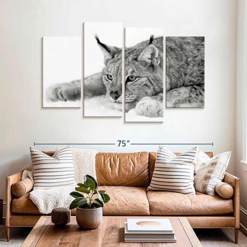 Brampt Lynx BW, 42" H x 68" W