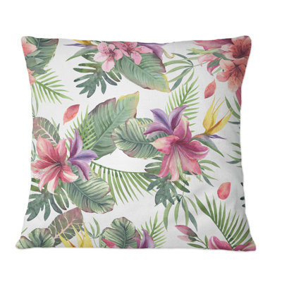 Floral Throw Pillow