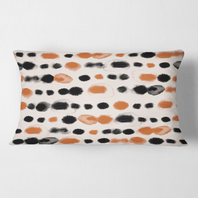 Polka Dots Throw Pillow