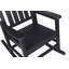 Chaise berçante surdimensionnée à texture de bois (excluant la table)-1834575112