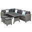 Ensemble de conversation modulaire en rotin 5 pièces avec coussins-1331267832-1263348579
