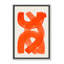«Orange Strokes Print» par Haniff-129155857-129155838-129155834