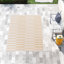Tapis rayé intérieur / extérieur Robinson taupe / ivoire-712894903