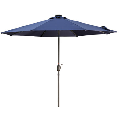 Parasol de marché lumineux 108 po Ifzah
