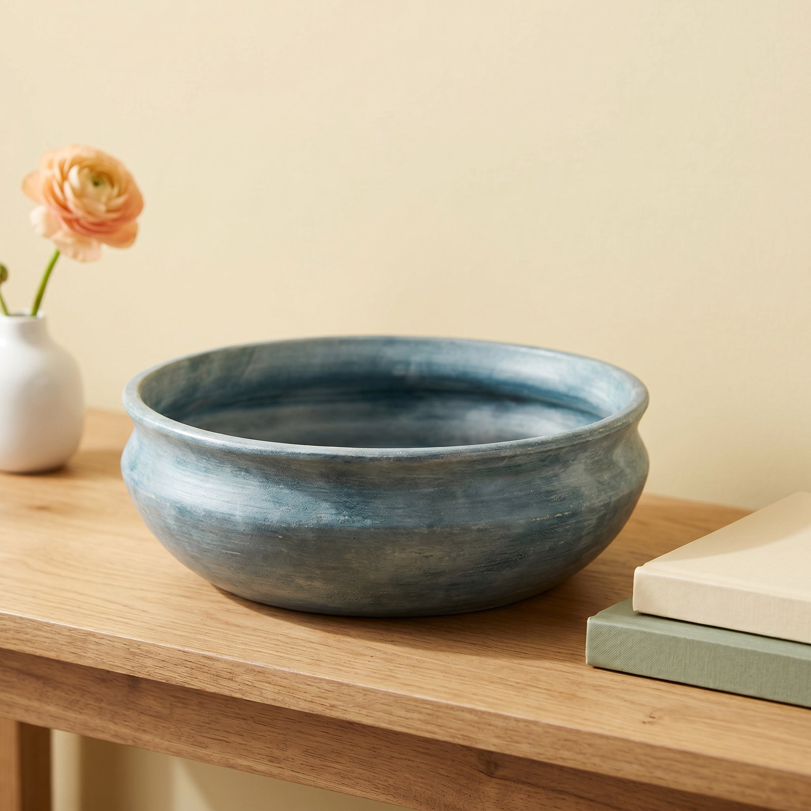 Amalie Decorative Bowl 1, Washed Blue