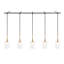 Luminaire suspendu pour îlot de cuisine 5 lumières Shults-1030079597-1028672080