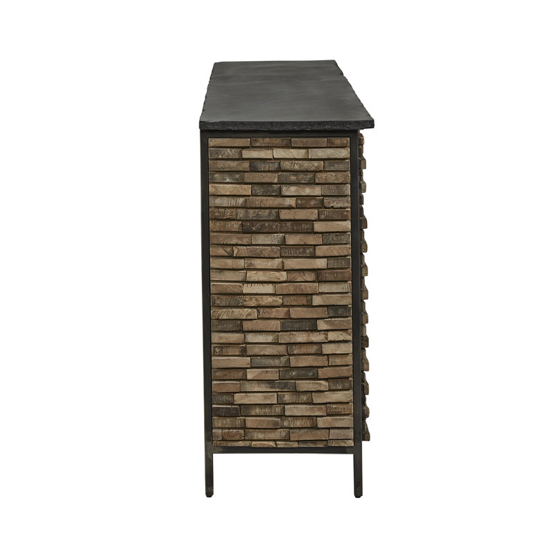 Aceta 79.25'' W Solid Wood Sideboard