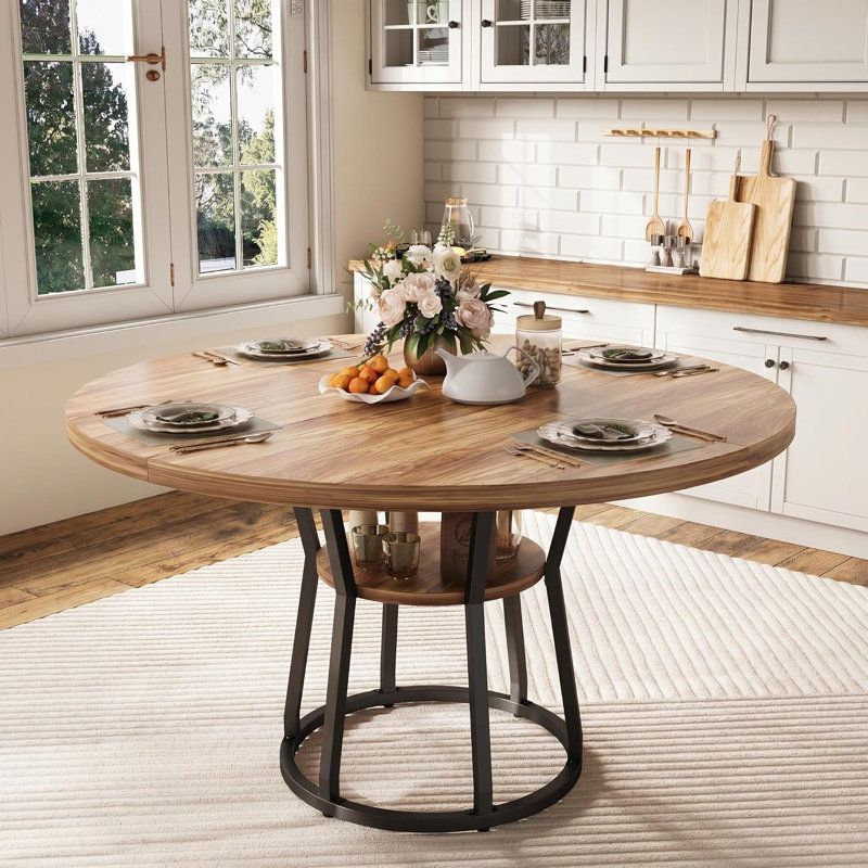 Table de salle à manger Farmhouse, Brun