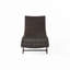 Double chaise longue de patio en bois