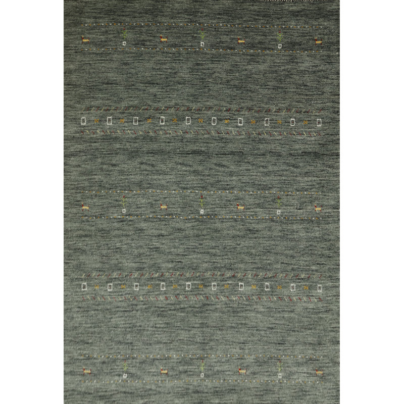 Tapis tribal de style oriental Gabbeh 6 x 8