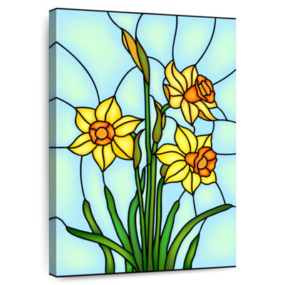 Jonquilles en vitrail Harnek