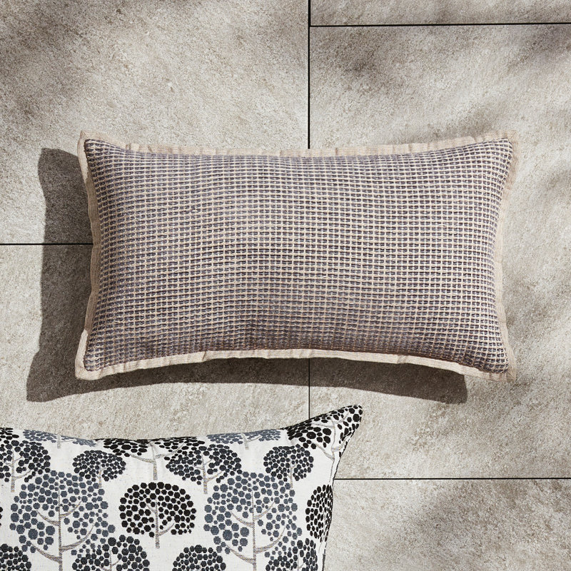Sasha Polyester Indoor/Outdoor Pillow Cover & Insert, 22"H x 12"W, Rectangular
