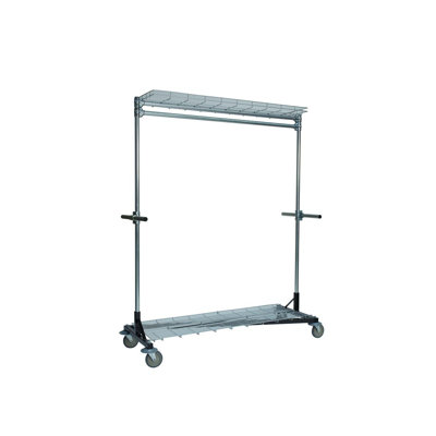 63'' Metal Rolling Clothing Rack