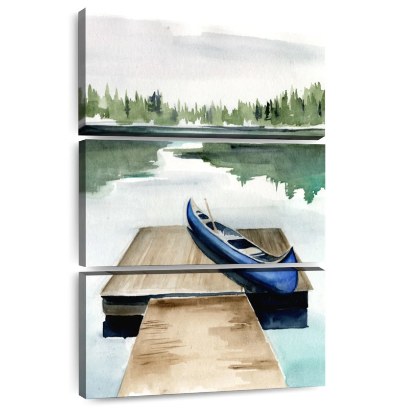 Lake Views I, 50" H x 32" W