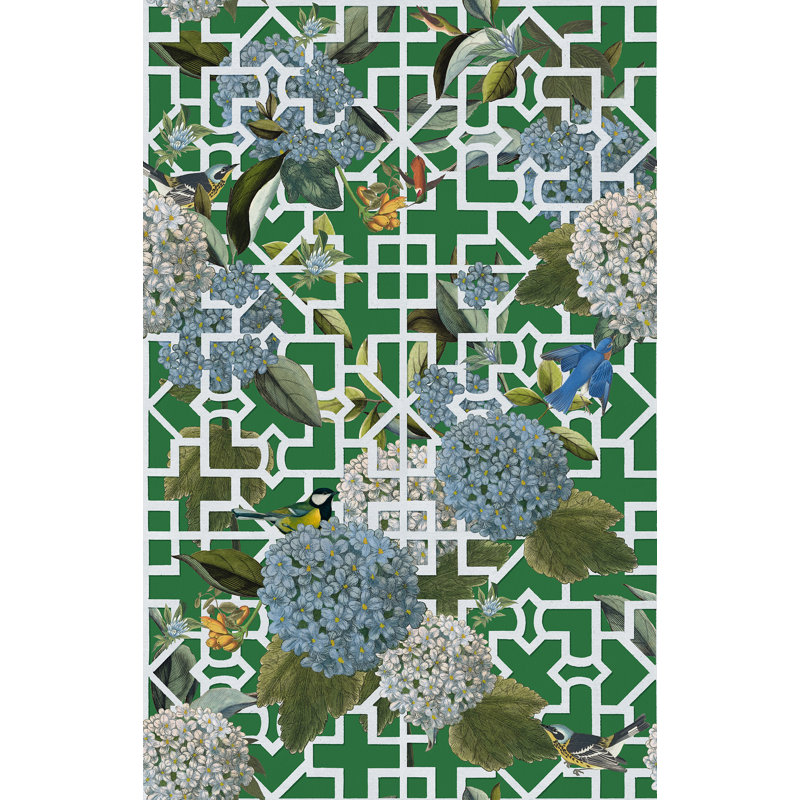 Jardin d'hortensias yuki osada, Vert trèfle