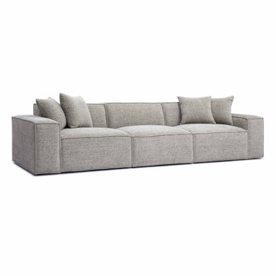 Cherylee Chenille Basketweave Modular Sofa
